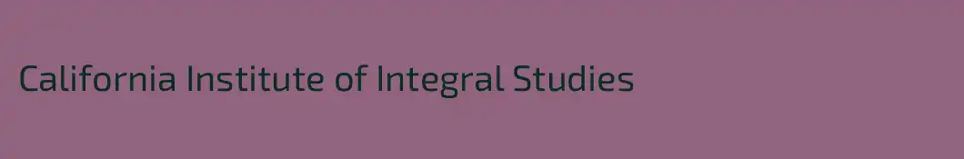 California Institute of Integral Studies